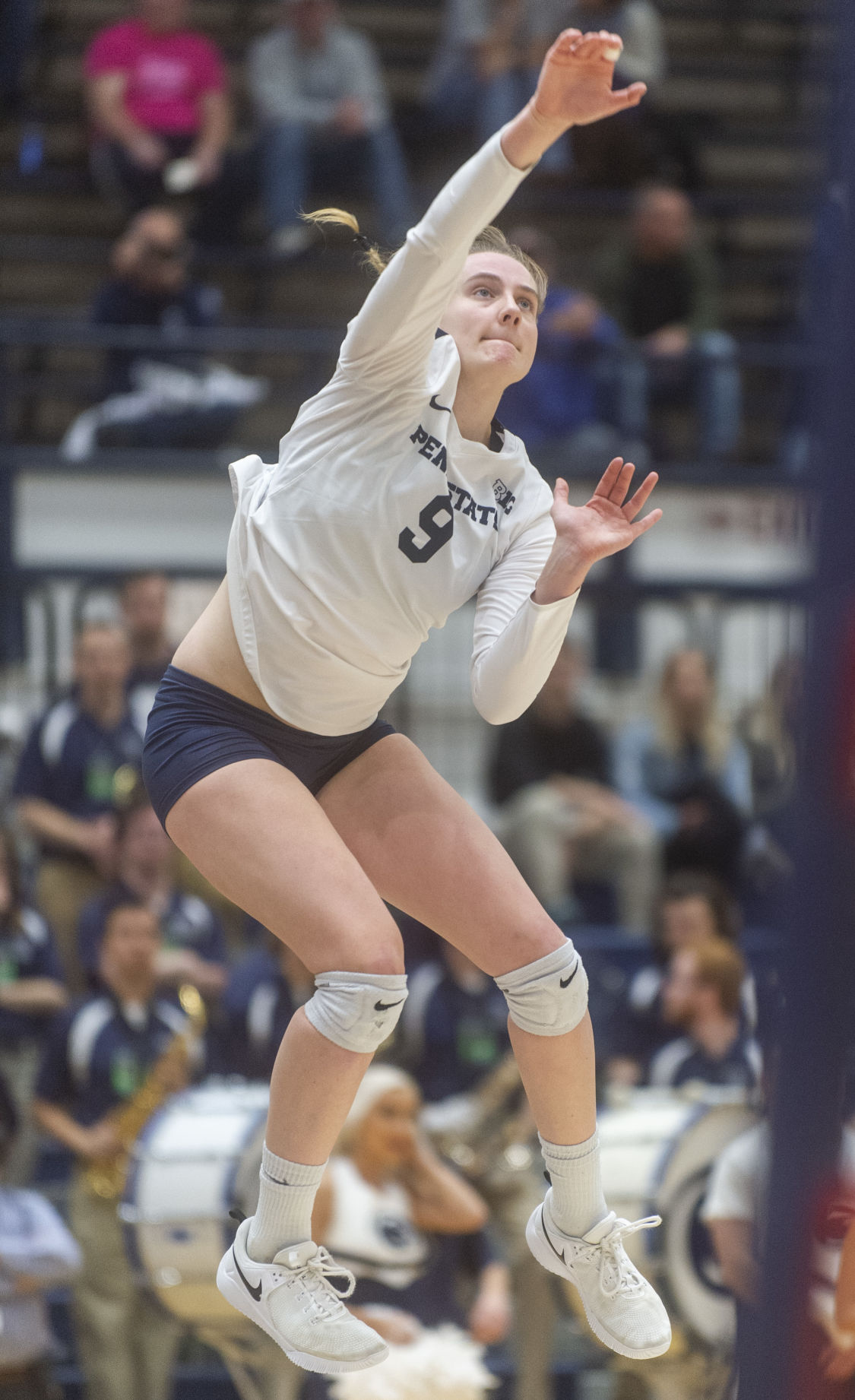 NCAA Women's Volleyball Regional second round, Jonni Parker (9) serves